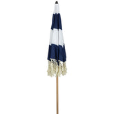 Striped Outdoor Tilting Beach Market Umbrella - 6.5' - Blue and White