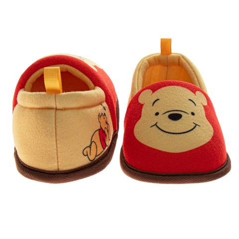 Disney Winnie the Pooh Boys/Girls Slippers  - Pooh Plush Warm Soft Aline Comfy Lightweight House Shoes (5-10 Toddler)