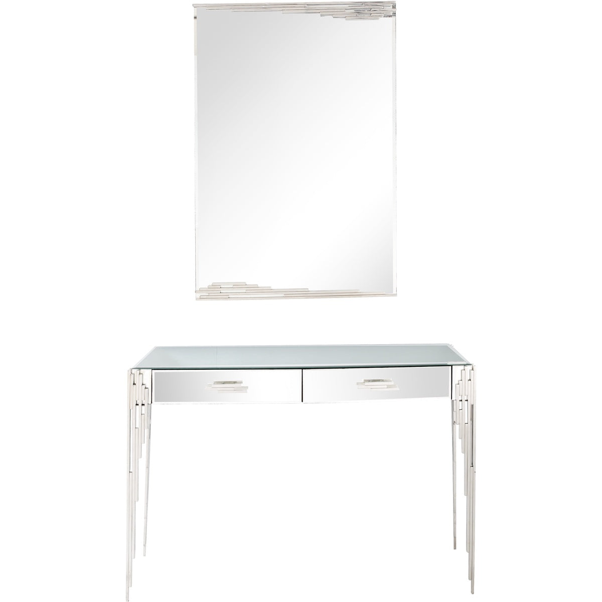  Camden Isle Skylar Wall Mirror and Console - Mirror - Bonton