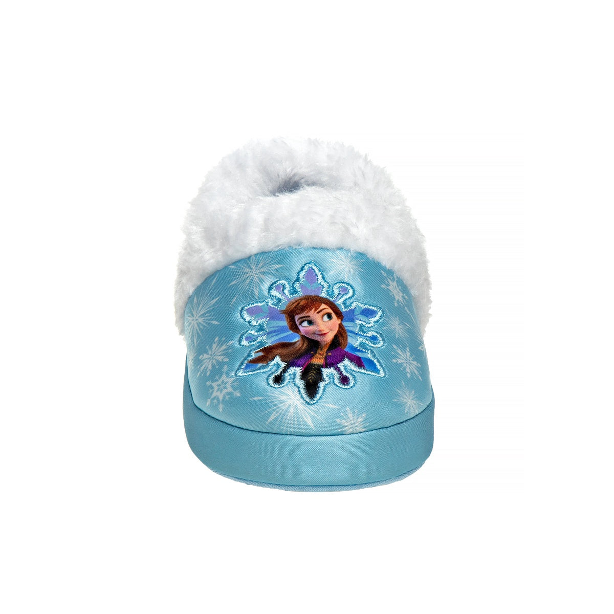  Josmo Disney Frozen Girls Slippers - Elsa and Anna Plush Lightweight Warm Comfort Soft Aline House Shoes - Purple (Sizes 5-12 Toddler) - 6-May - Bonton