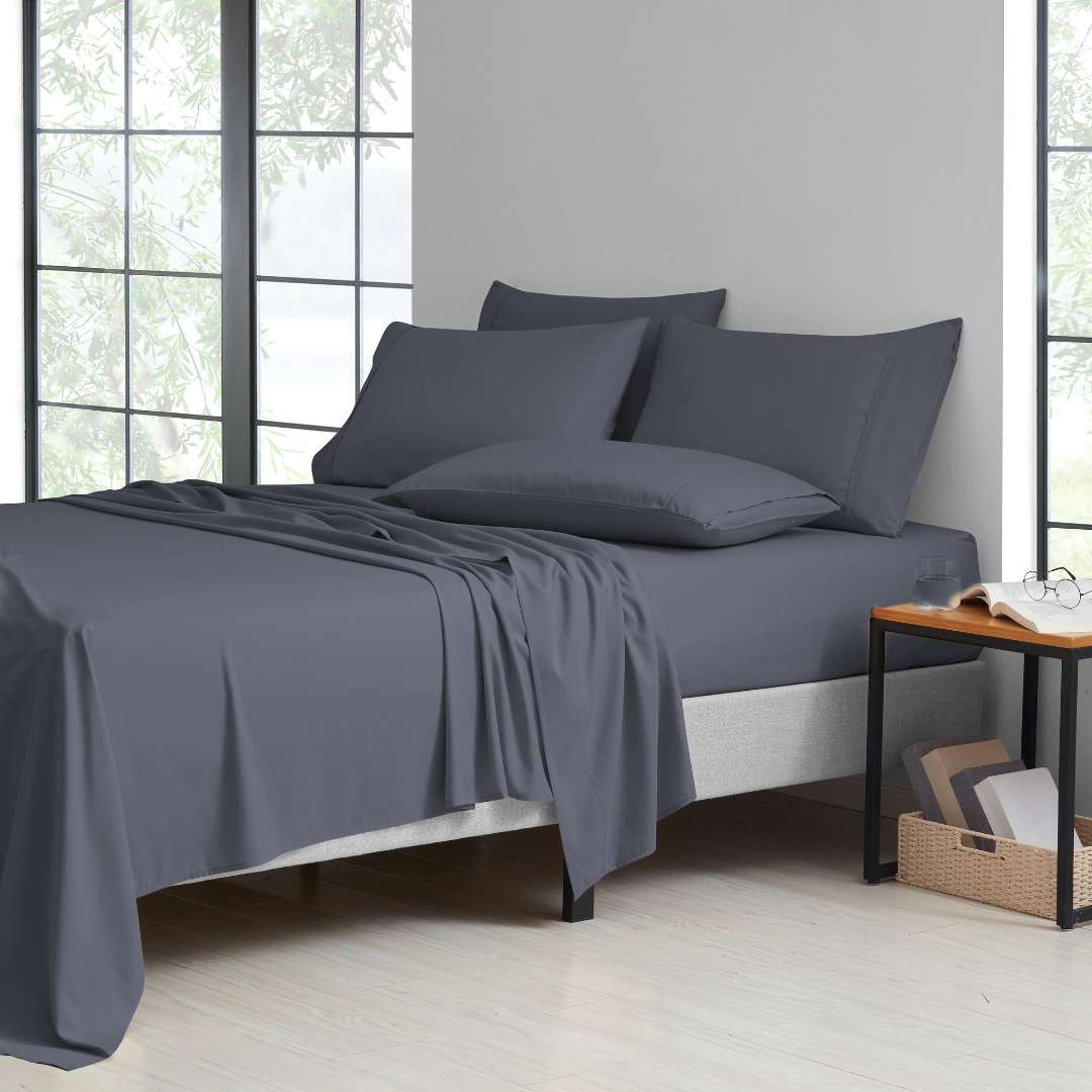  Kathy Ireland Home Kathy Ireland 2000 Thread Count Cotton 6 Pc Sheet Set - Cal King - Bonton
