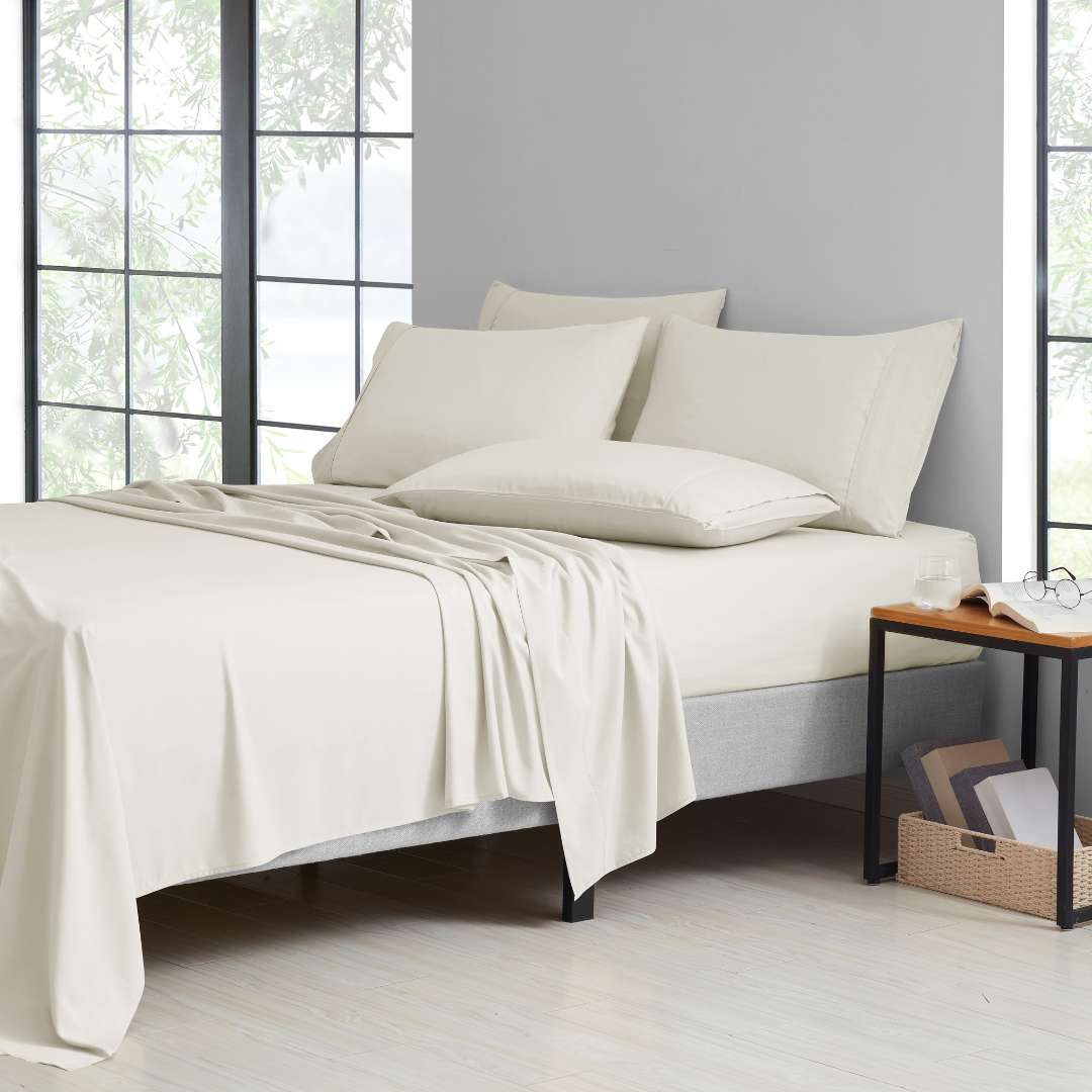  Kathy Ireland Home Kathy Ireland 2000 Thread Count Cotton 6 Pc Sheet Set - Cal King - Bonton