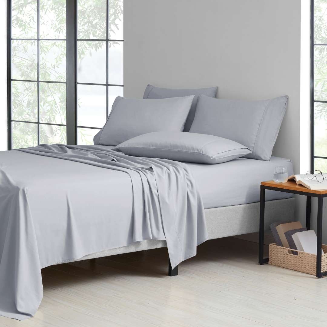  Kathy Ireland Home Kathy Ireland 2000 Thread Count Cotton 6 Pc Sheet Set - Cal King - Bonton