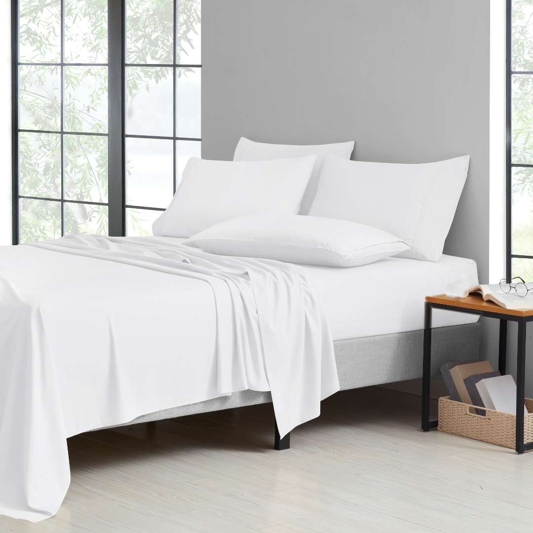  Kathy Ireland Home Kathy Ireland 2000 Thread Count Cotton 6 Pc Sheet Set - Cal King - Bonton