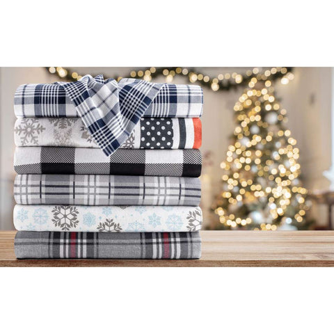 Kathy Ireland 100% Turkish Cotton Flannel Sheet Set