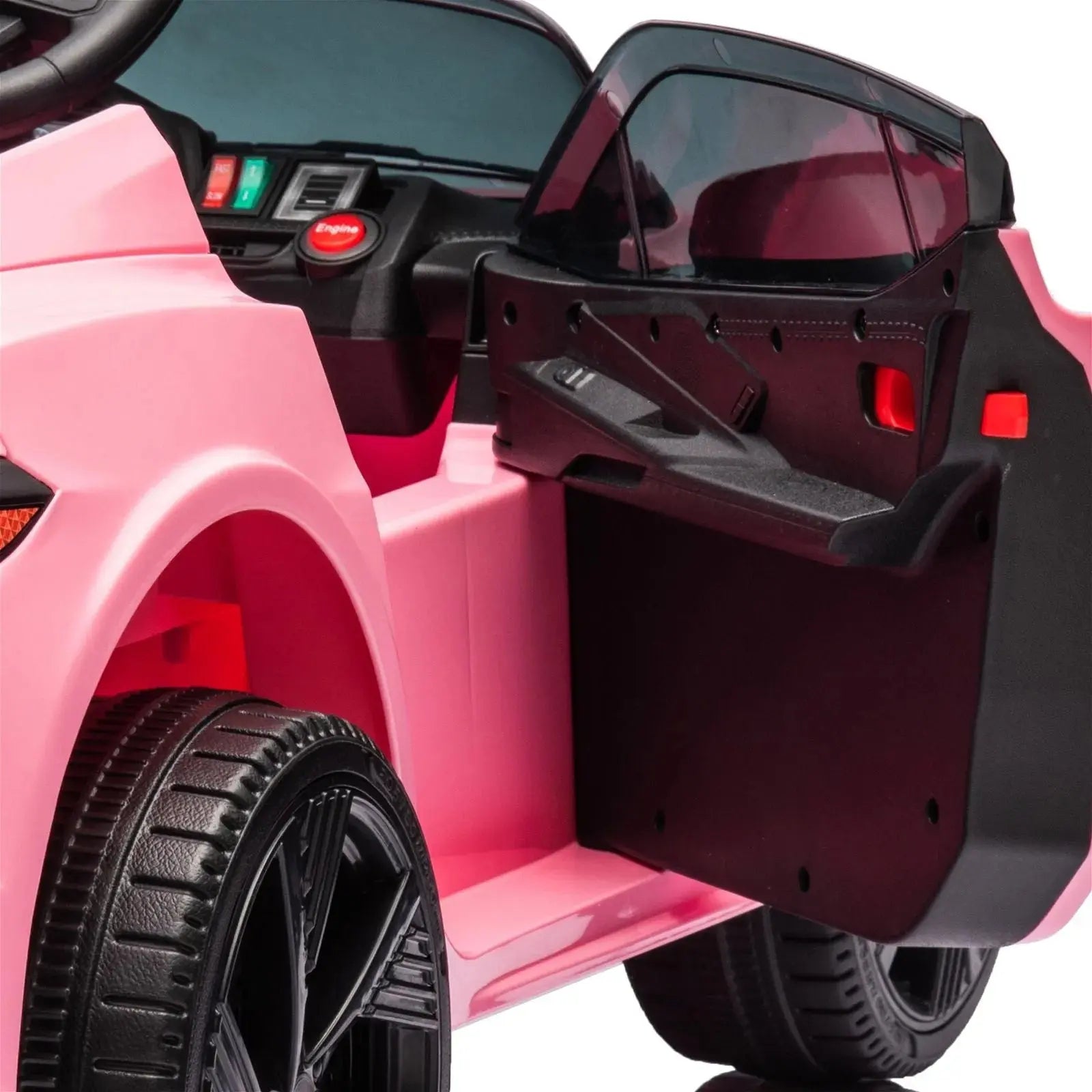  Freddo 12V Chevrolet Corvette C8 Stingray 1-Seater Kids Ride-on Car - White - Bonton
