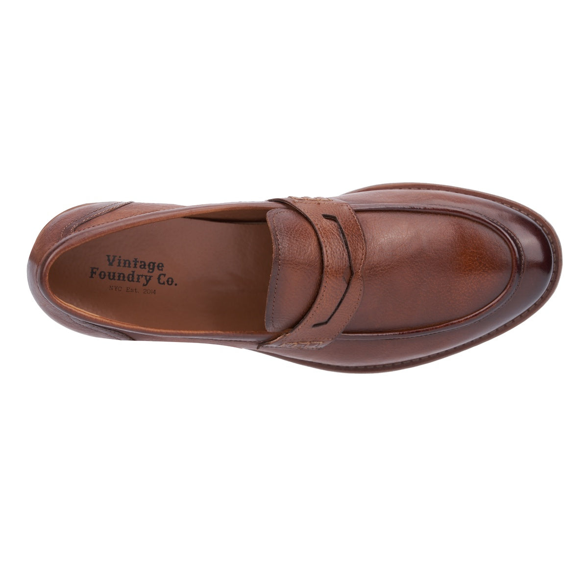  Vintage Foundry Co. Men's Harry Dress Loafers - Navy - Bonton
