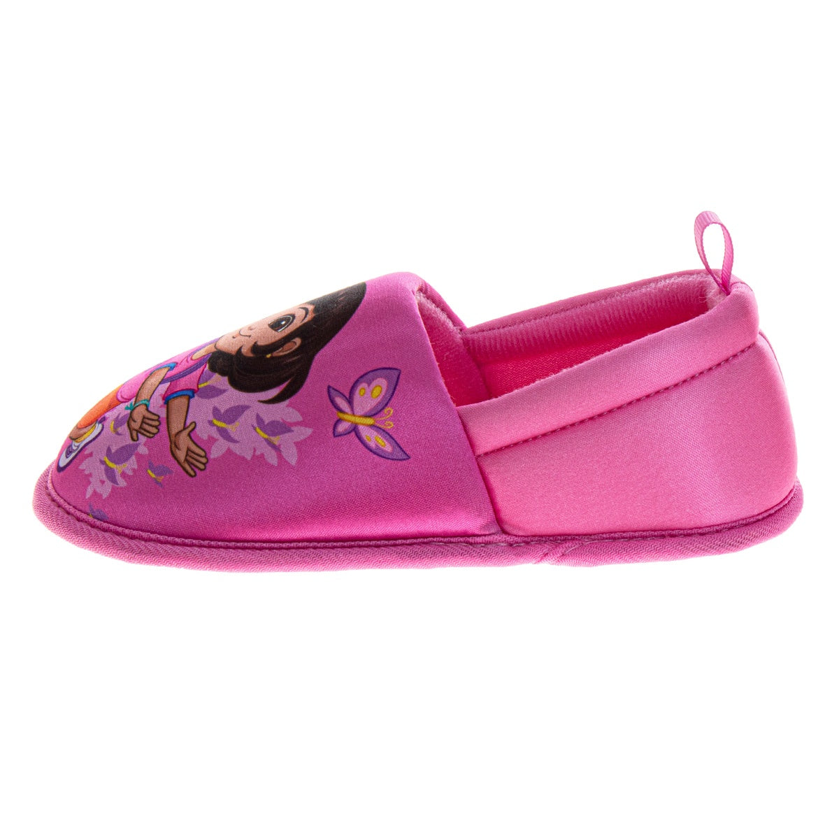  Josmo Dora the Explorer Girls Slippers - Plush Non-Slip Comfy Fluffy Lightweight Warm Comfort Soft Aline Indoor House Slippers (Toddler) - 5-6 - Bonton