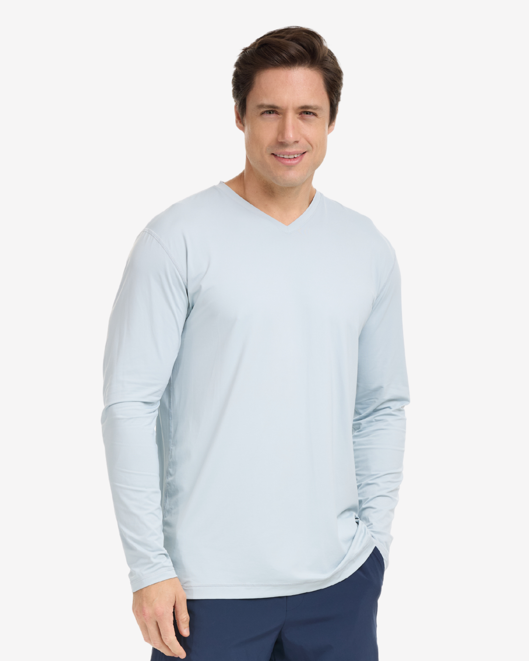  BloqUV MEN'S PERFORMANCE V-NECK (12003) - Black - Bonton