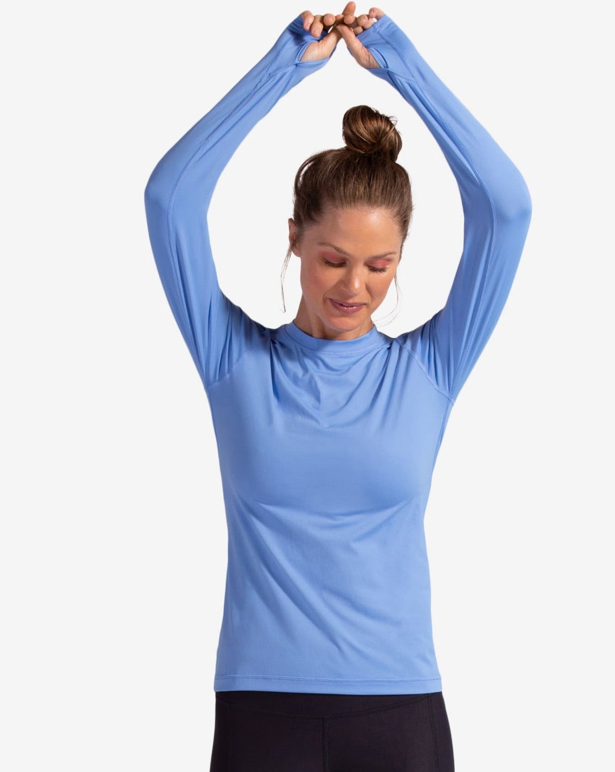  BloqUV WOMEN'S LONG SLEEVE 24/7 (2001) - Light Turquoise - Bonton