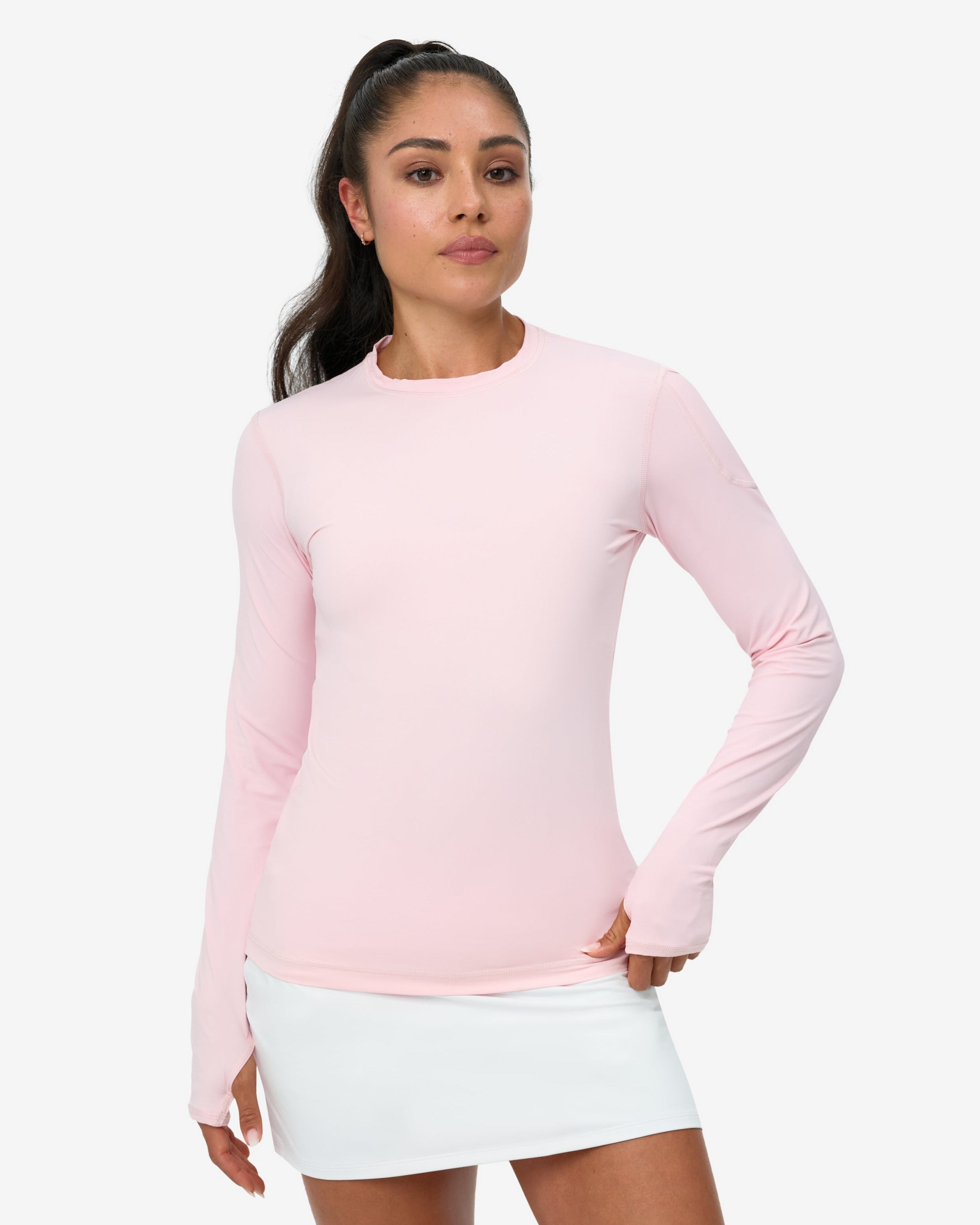  BloqUV WOMEN'S LONG SLEEVE 24/7 (2001) - Light Turquoise - Bonton