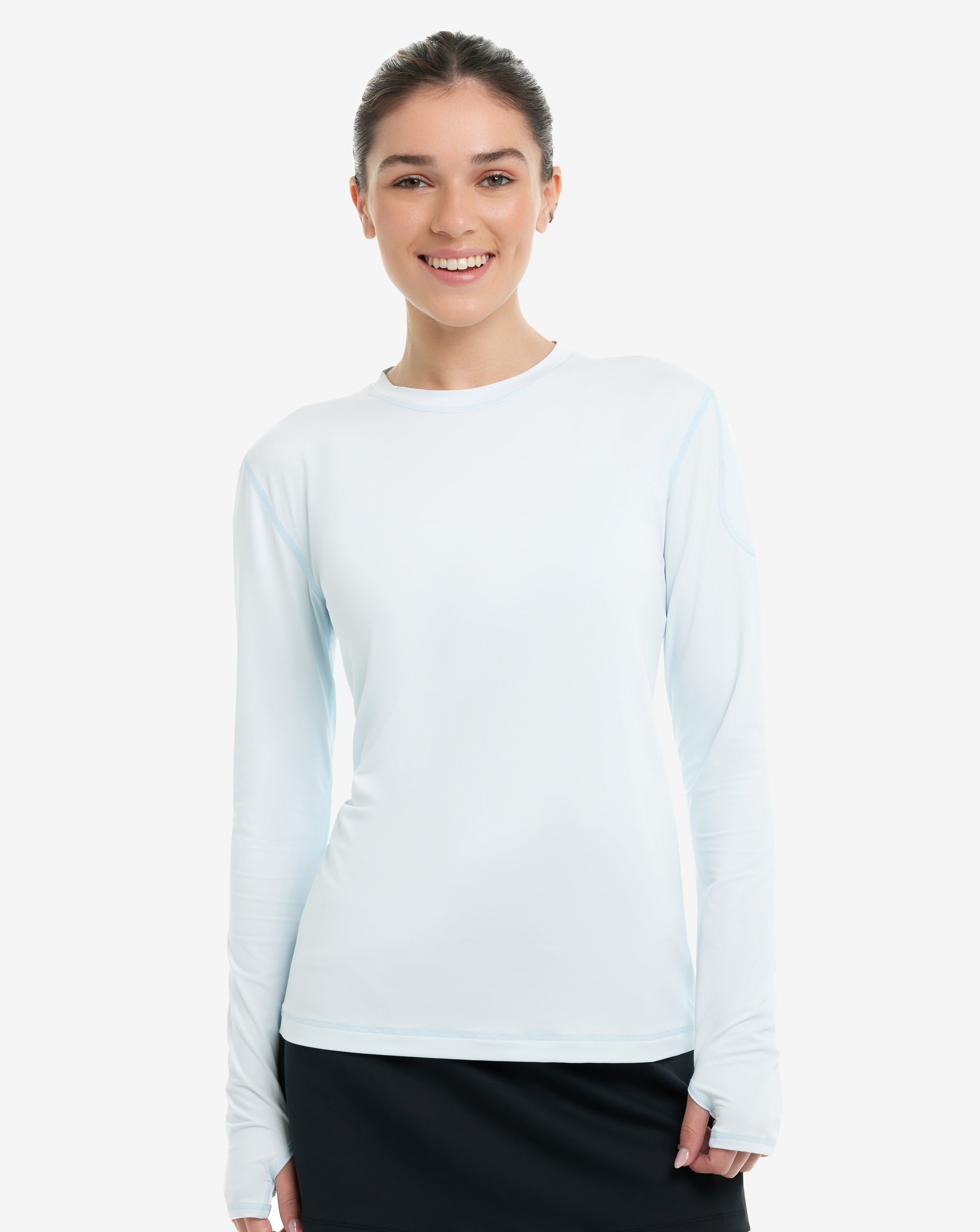  BloqUV WOMEN'S LONG SLEEVE 24/7 (2001) - Light Turquoise - Bonton