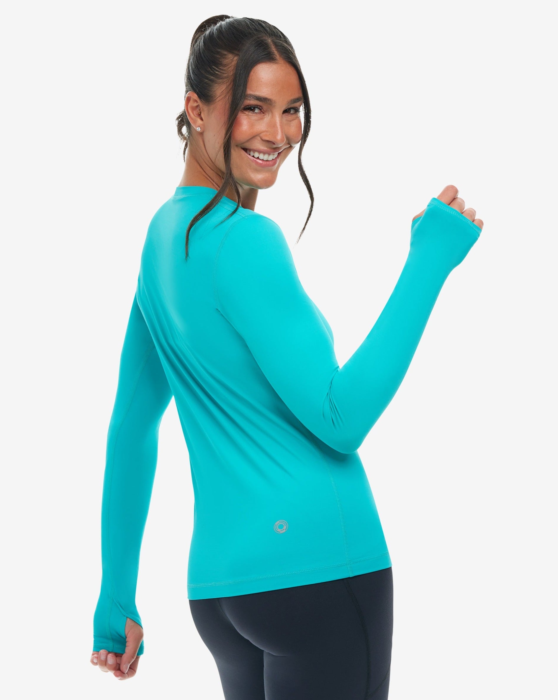  BloqUV WOMEN'S LONG SLEEVE 24/7 (2001) - Light Turquoise - Bonton