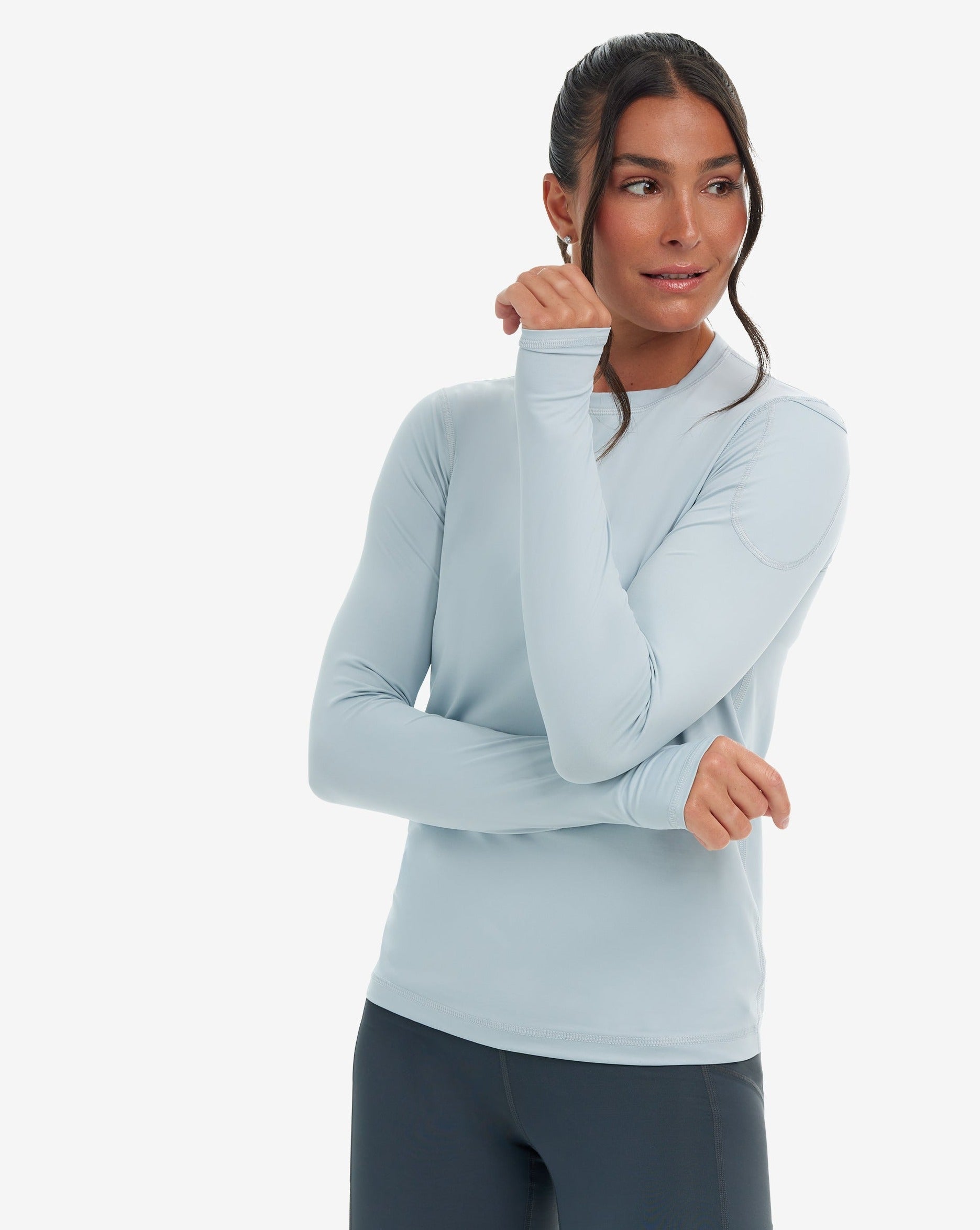  BloqUV WOMEN'S LONG SLEEVE 24/7 (2001) - Light Turquoise - Bonton