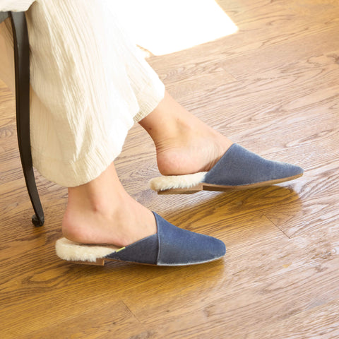 Devon Luxe Memory Foam Slippers