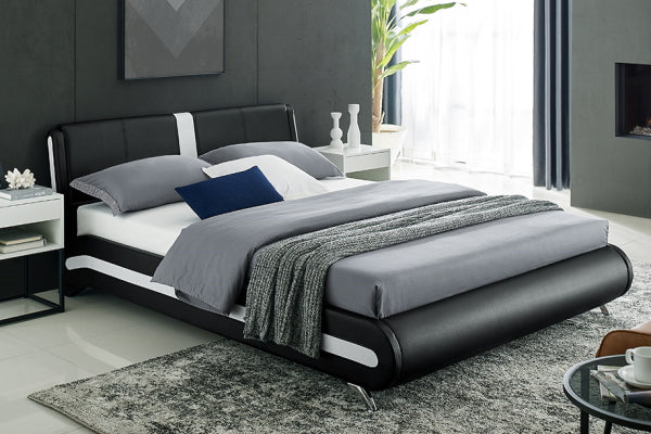  Camden Isle Carlton Bed - Black - Bonton