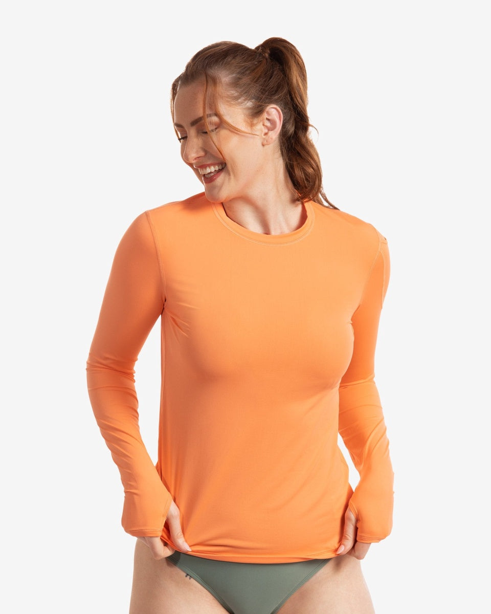  BloqUV WOMEN'S LONG SLEEVE 24/7 (2001) - Light Turquoise - Bonton