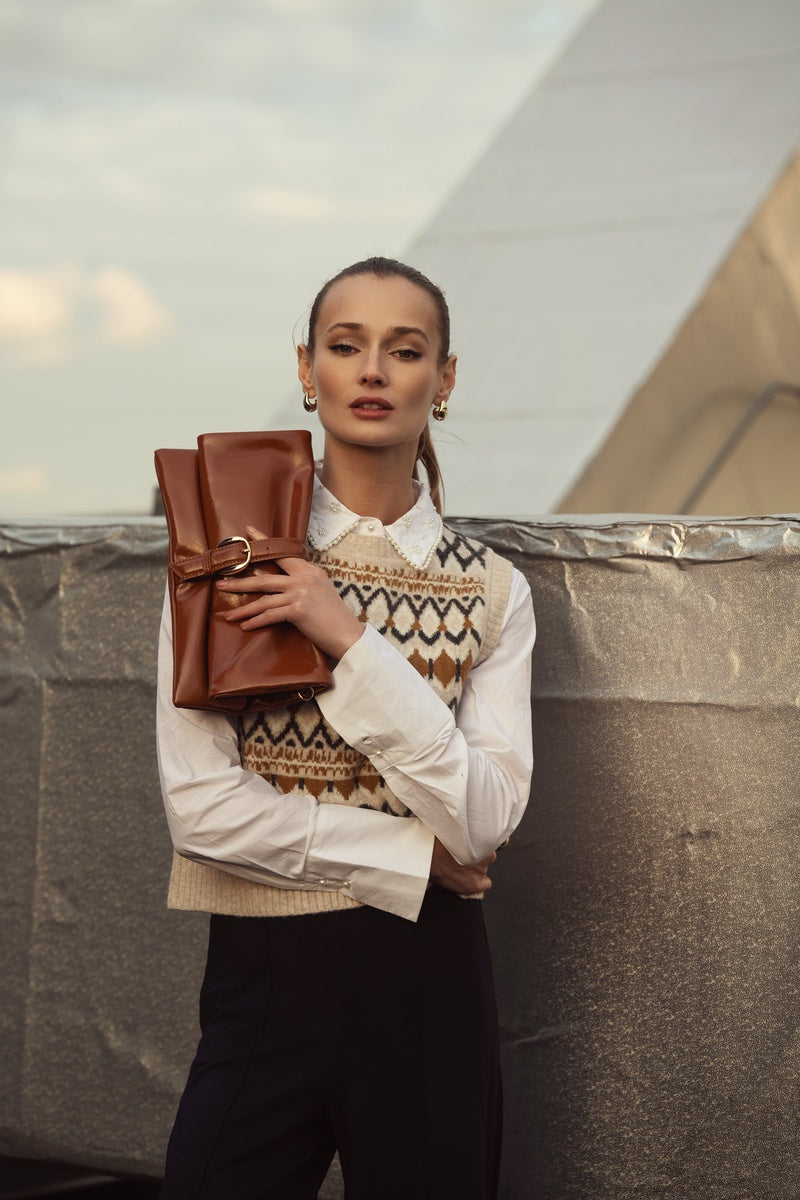  MKF Collection Koumei Clutch Bag - Merlot - Bonton