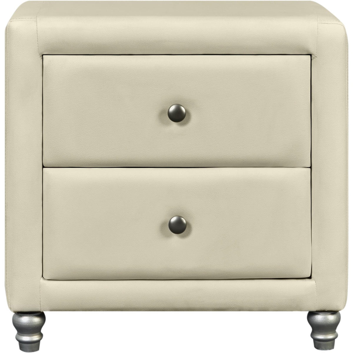  Camden Isle Upholstered Nightstand - Black - Bonton