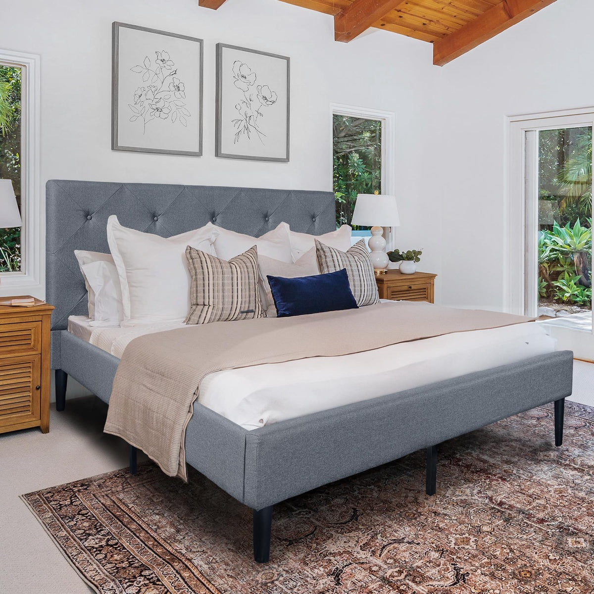  Camden Isle Monticello Bed - Queen - Bonton