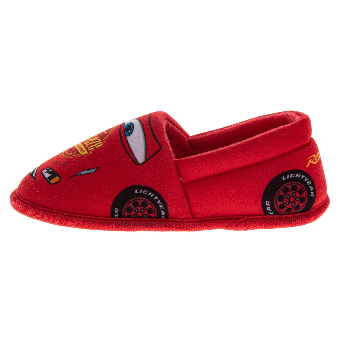  Josmo Disney Cars Boys Slippers Lightning Mcqueen Plush Warm Soft Aline Comfy Lightweight House Shoes (5-10 Toddler) - 5-6 - Bonton