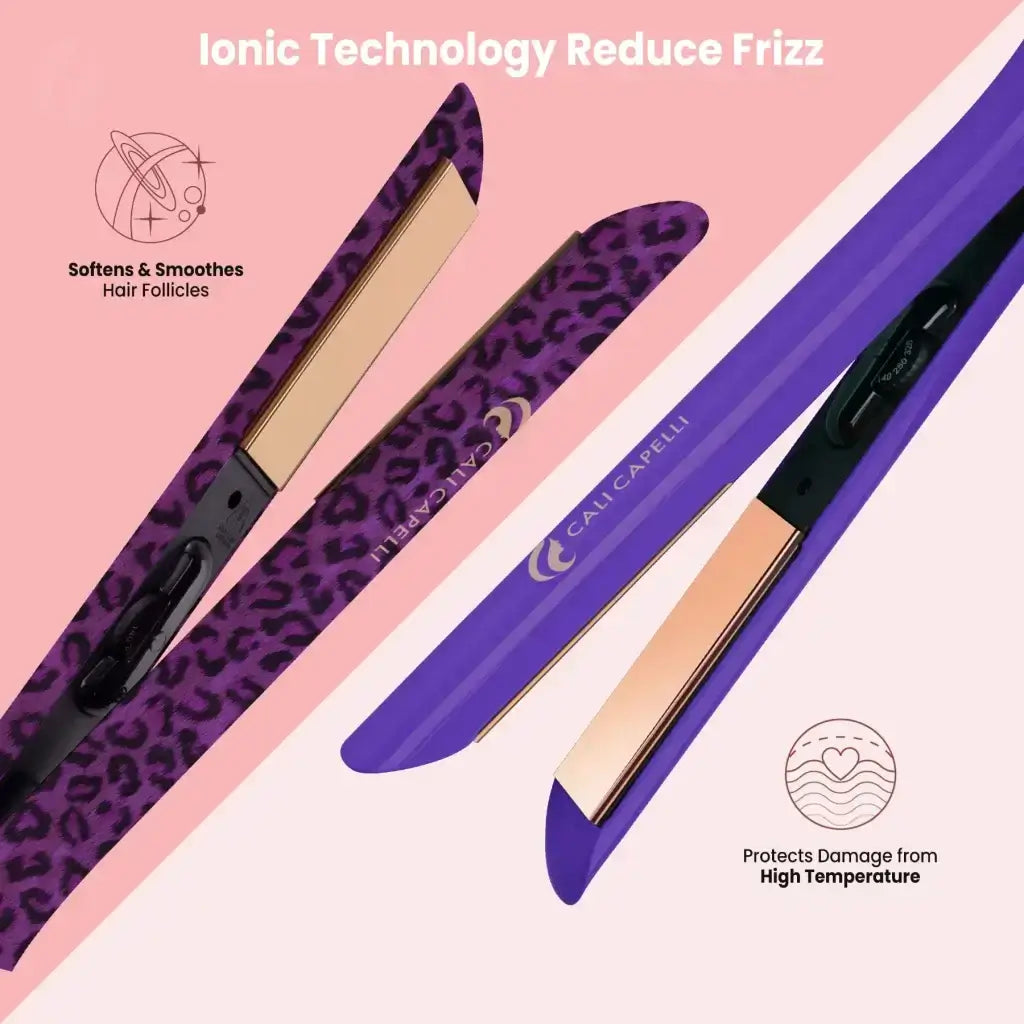  Calicapelli Hair Tools Pro-Series 1″ Titanium Hair Straightener Purple by Calicapelli Hair Tools - Default Title - Bonton