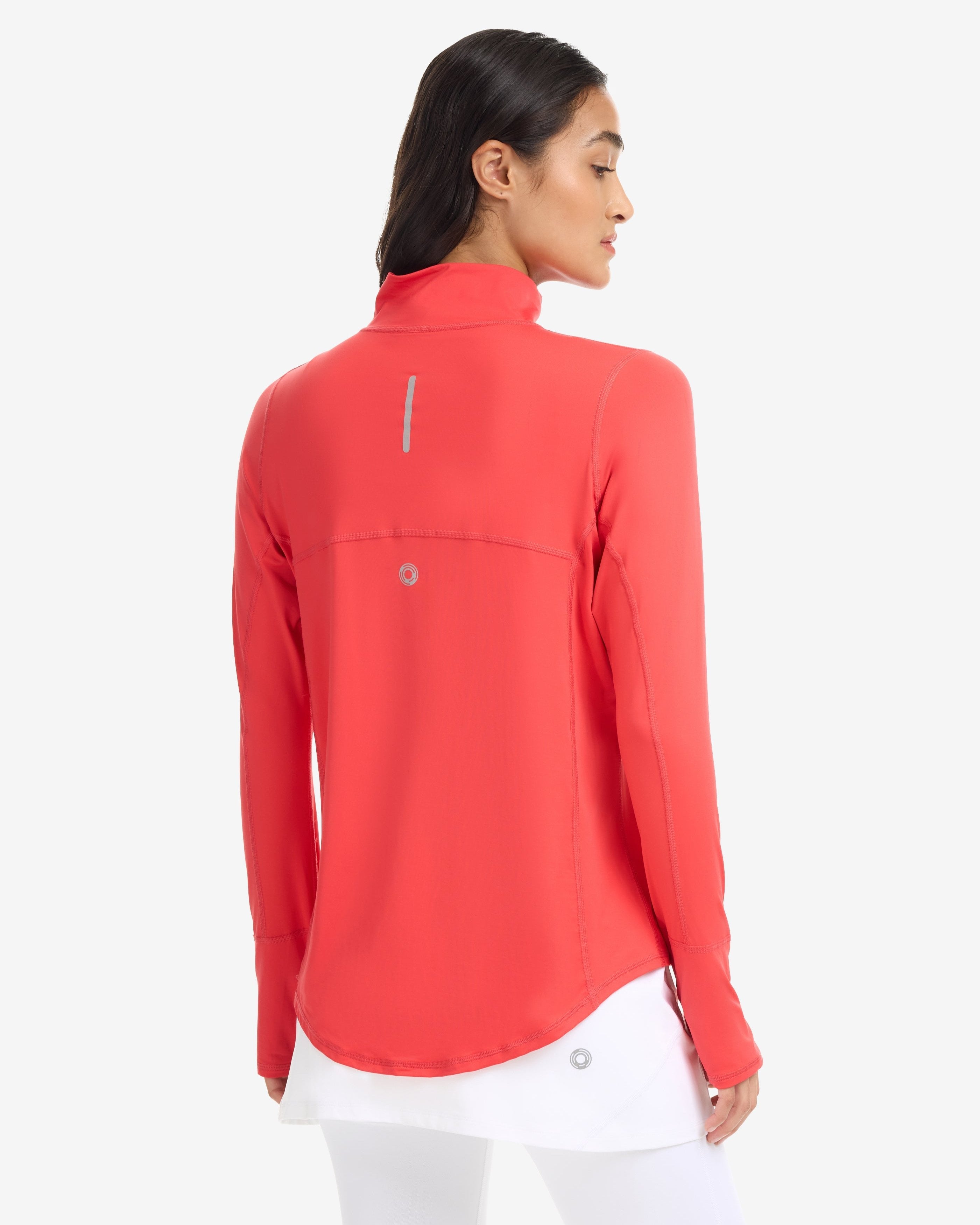  BloqUV WOMEN'S RELAXED MOCK ZIP TOP (3002) - Black - Bonton