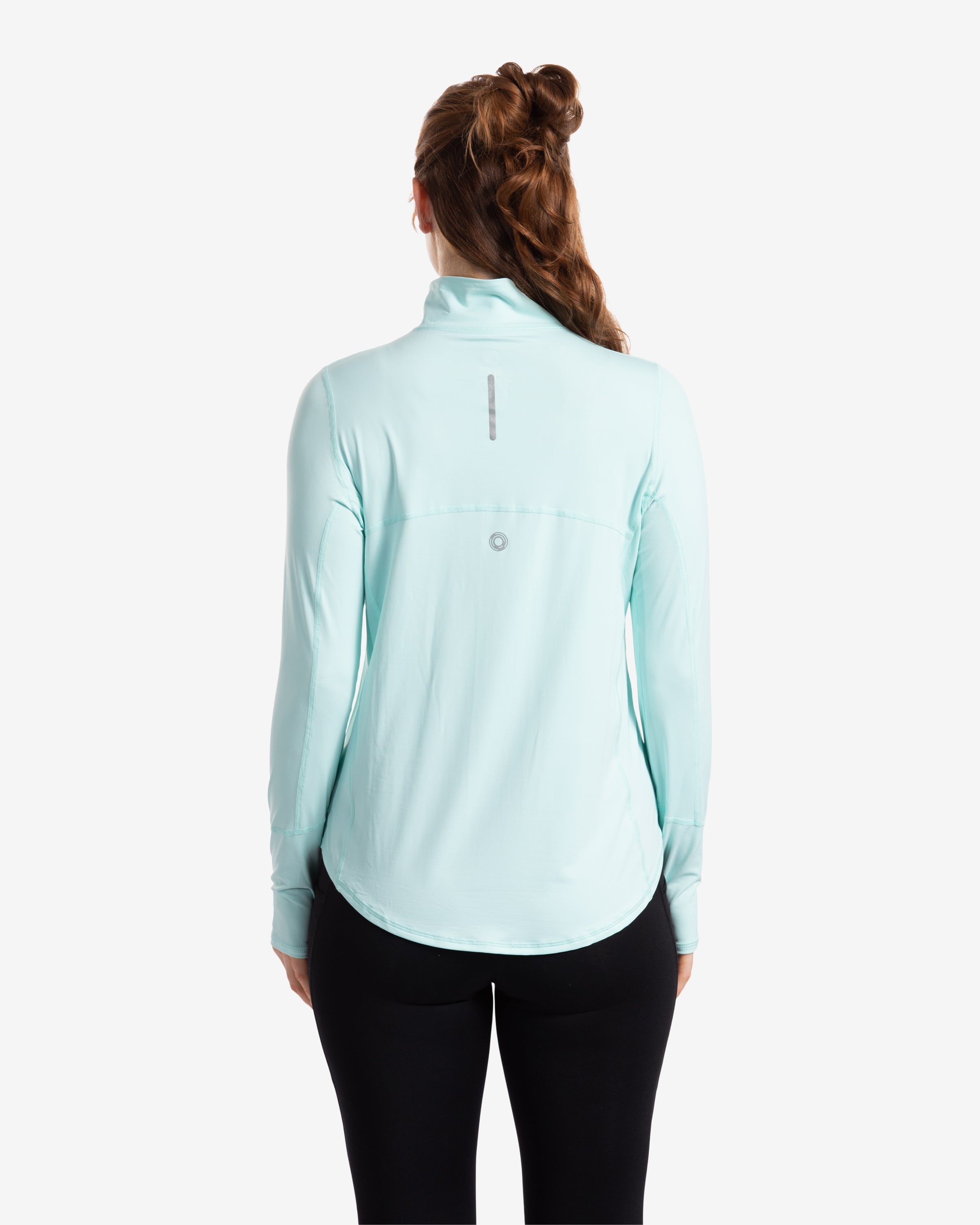  BloqUV WOMEN'S RELAXED MOCK ZIP TOP (3002) - Black - Bonton