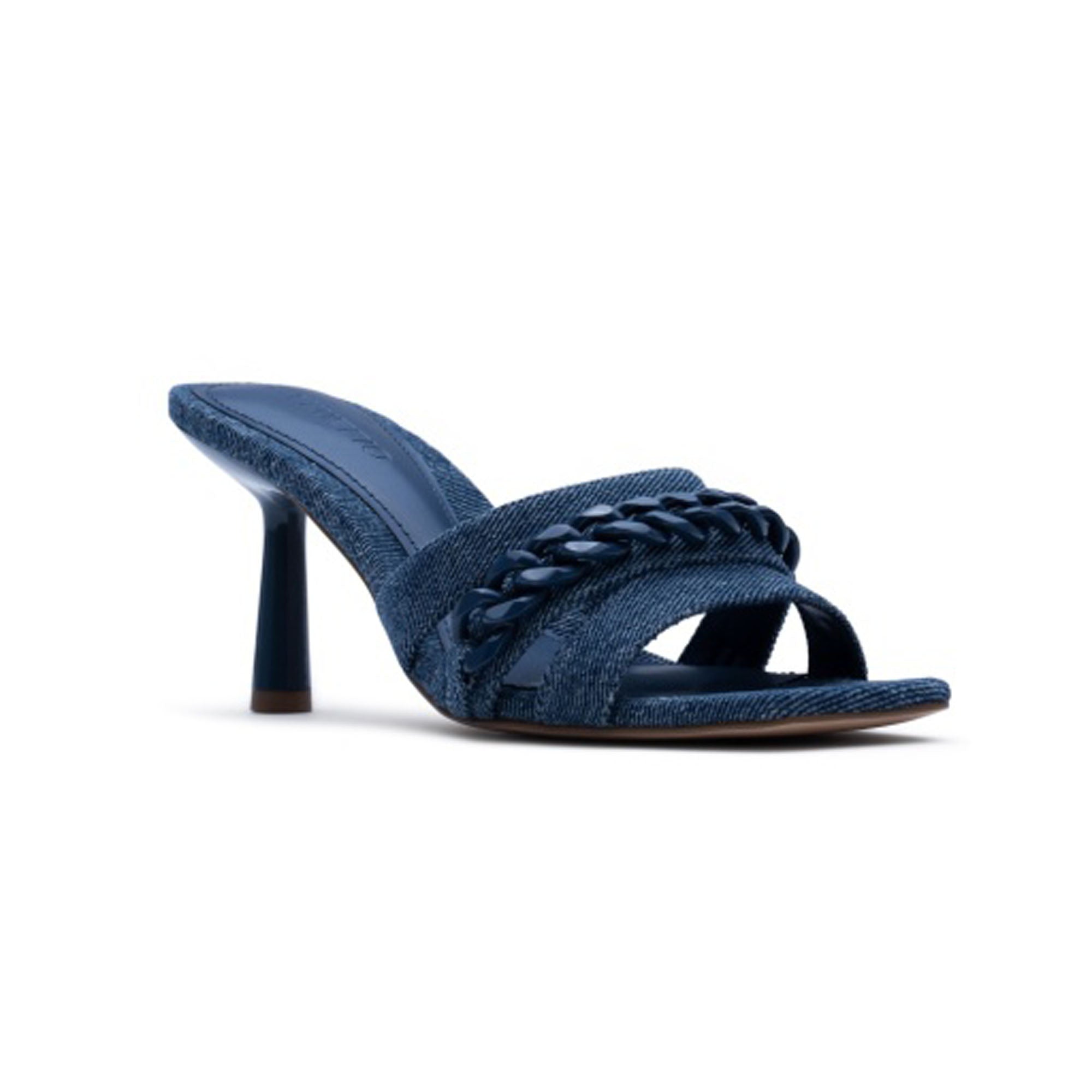 D'Amelio Kieryn Flat Sandal - Blue Jean - Bonton
