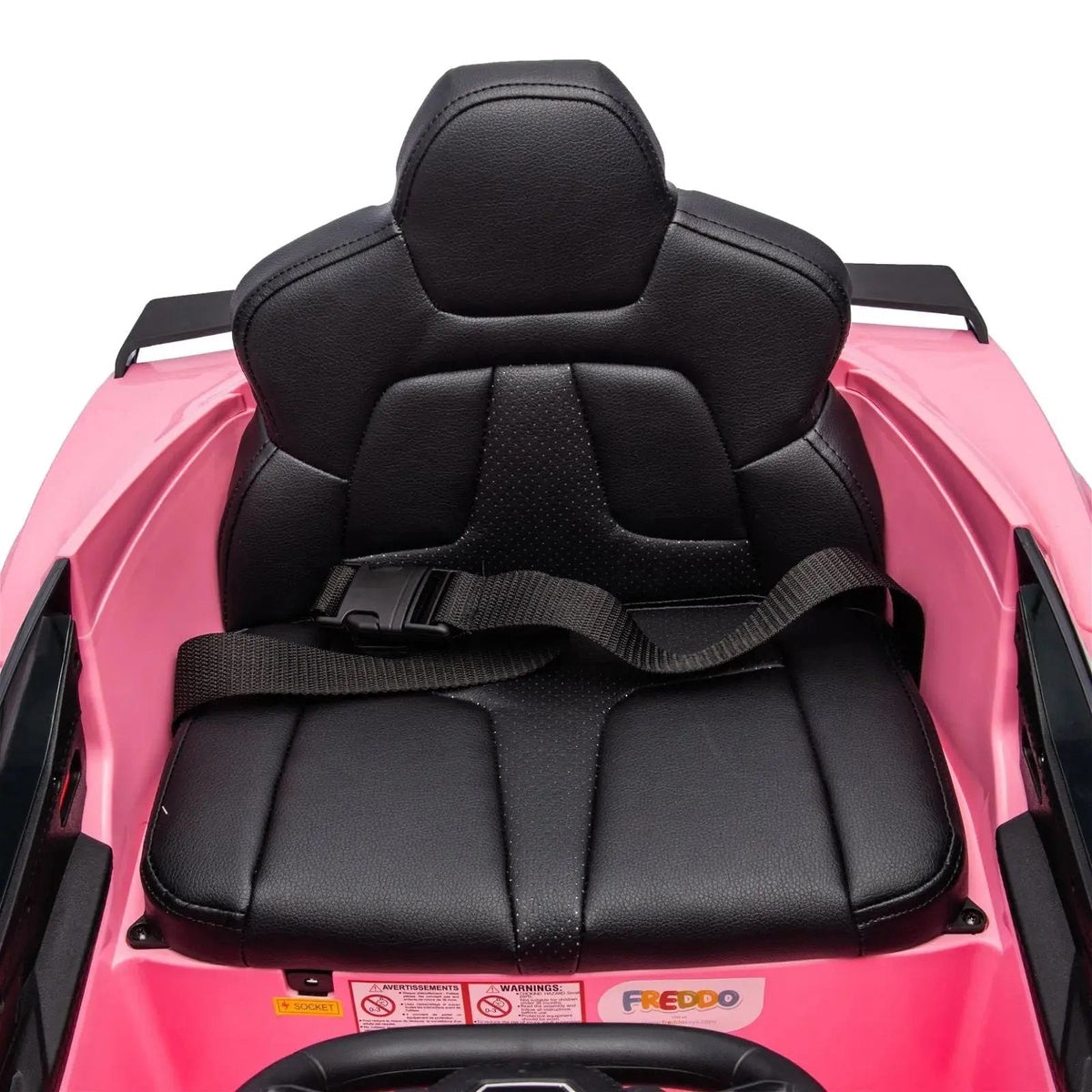  Freddo 12V Chevrolet Corvette C8 Stingray 1-Seater Kids Ride-on Car - White - Bonton
