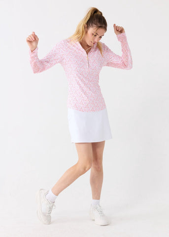 White 17" Skort