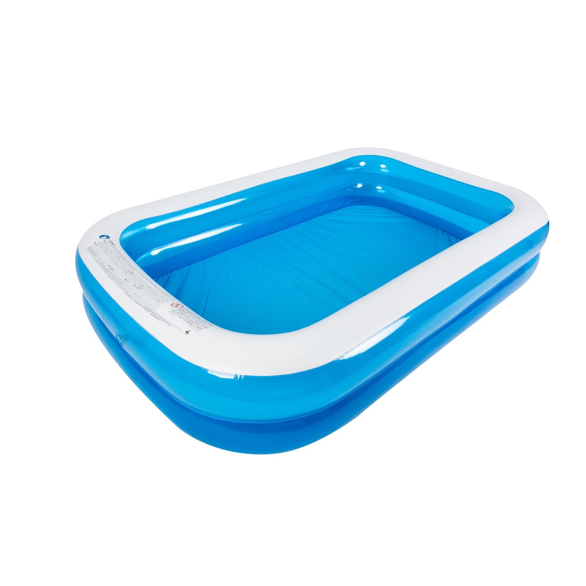  Pool Central 8.5' Blue and White Inflatable Rectangular Swimming Pool - 8.5' - Bonton