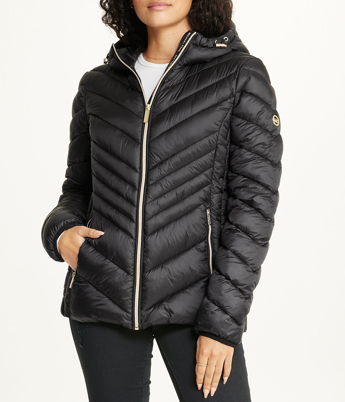  Michael Kors Anorak Jacket - Black - Bonton