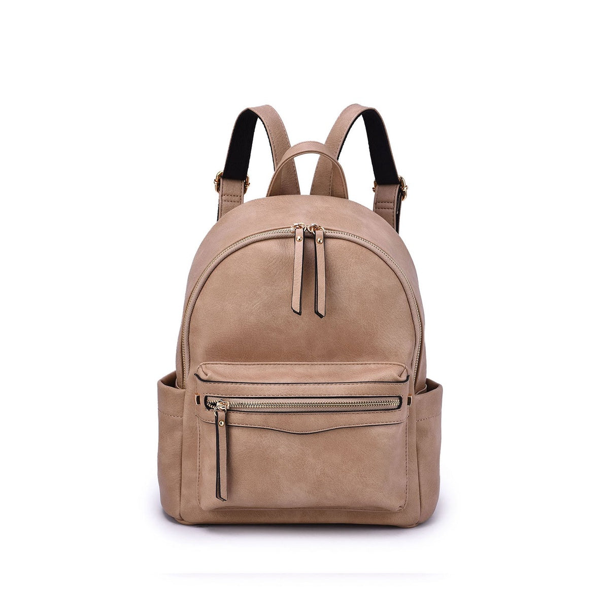  Mellow World Lacey Solid Backpack - Beige - Bonton