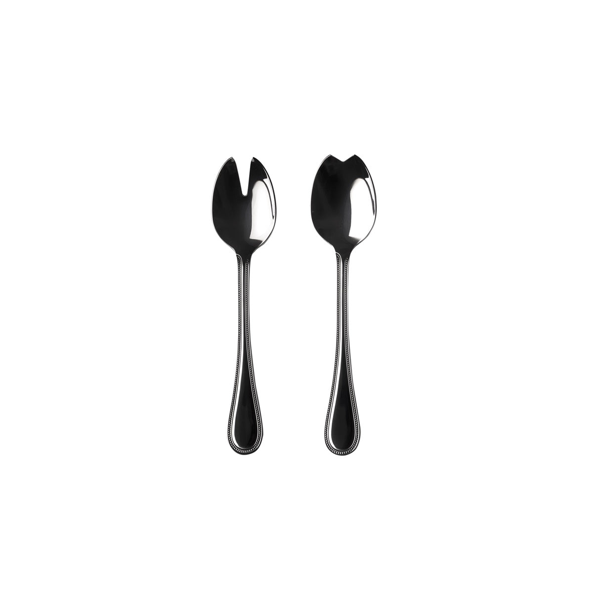  Mepra Perla Salad Serving Set - Silver - Bonton