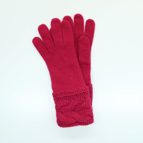 GLOVES WITH CABLES on CUFF