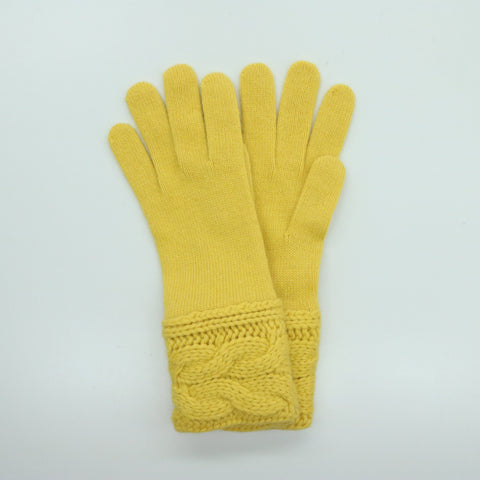GLOVES WITH CABLES on CUFF
