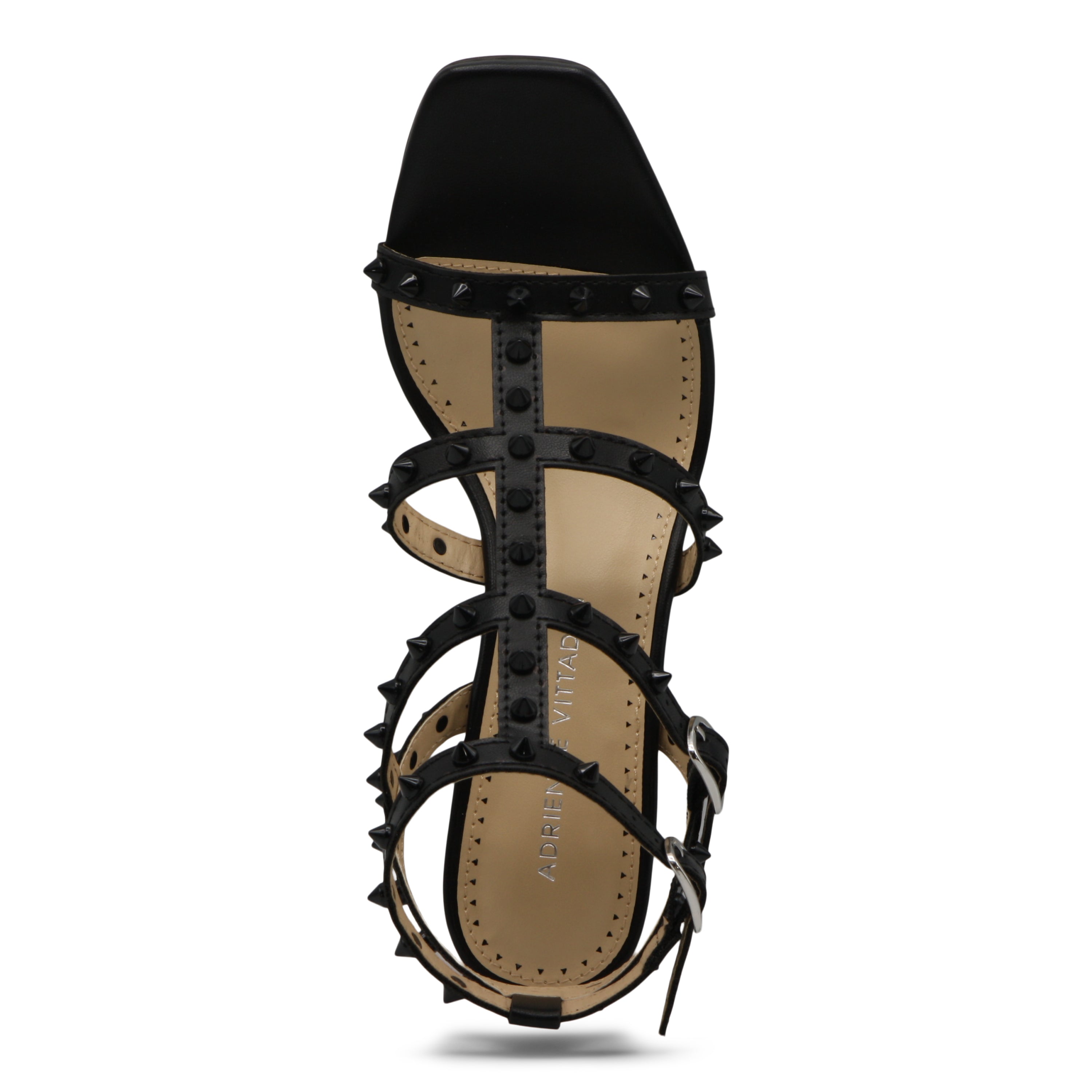  Adrienne Vittadini Gene Strappy Sandals - Black - Bonton