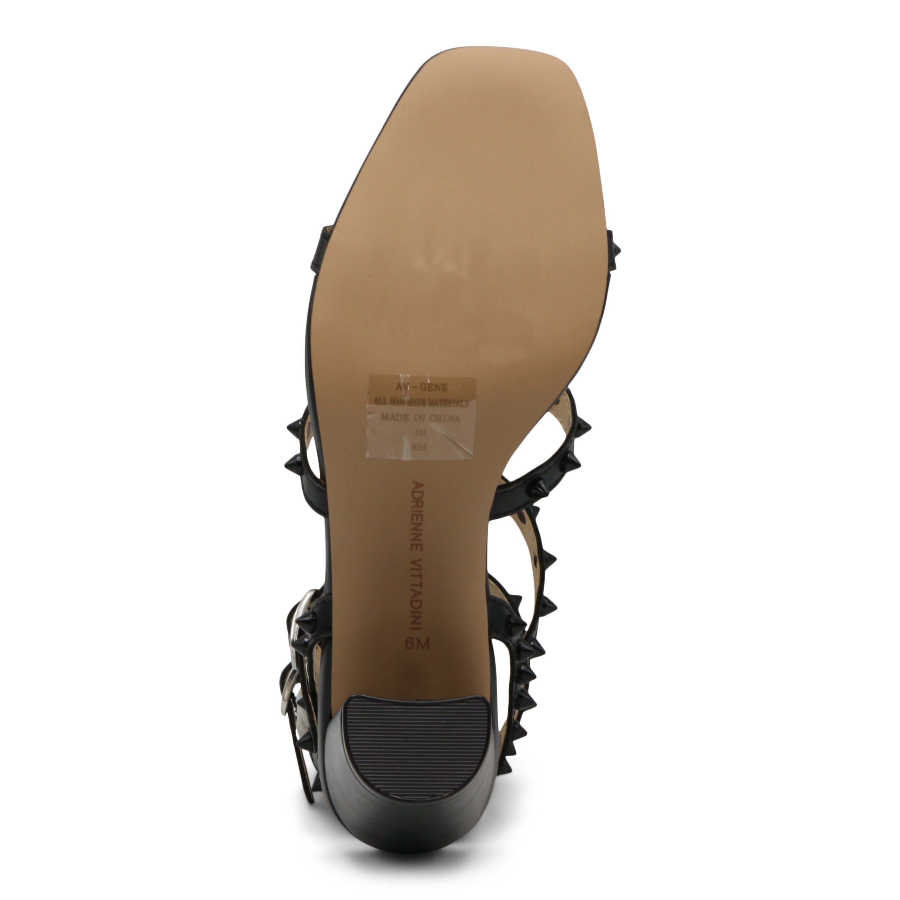  Adrienne Vittadini Gene Strappy Sandals - Black - Bonton
