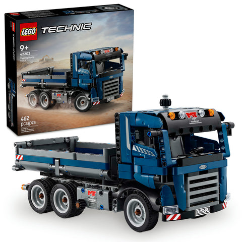 LEGO® Technic™ Tipping Dump Truck Toy, Blue Construction Vehicle Set 42203