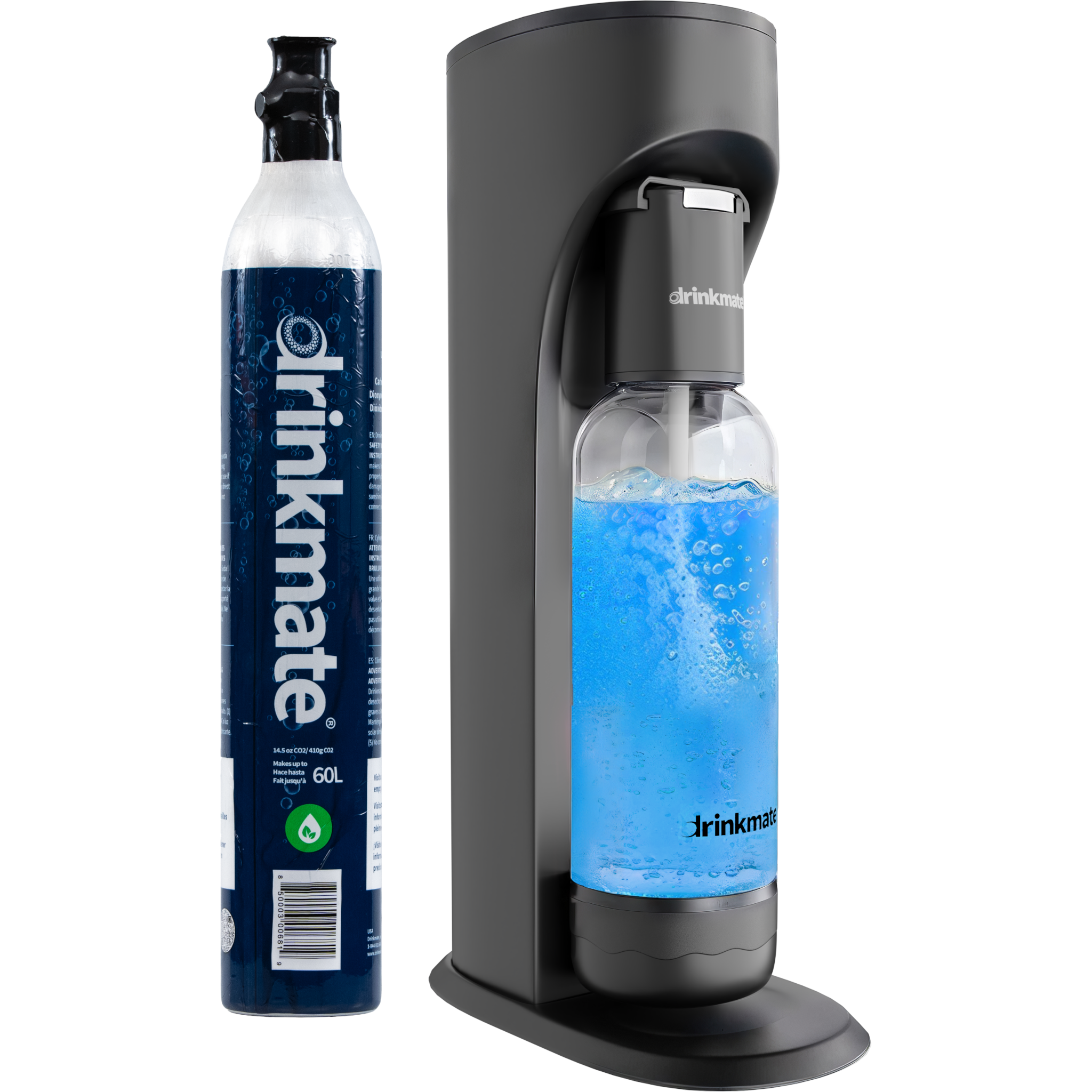  Drinkmate OmniFizz Sparkling Water and Soda Maker - Arctic Blue - Bonton