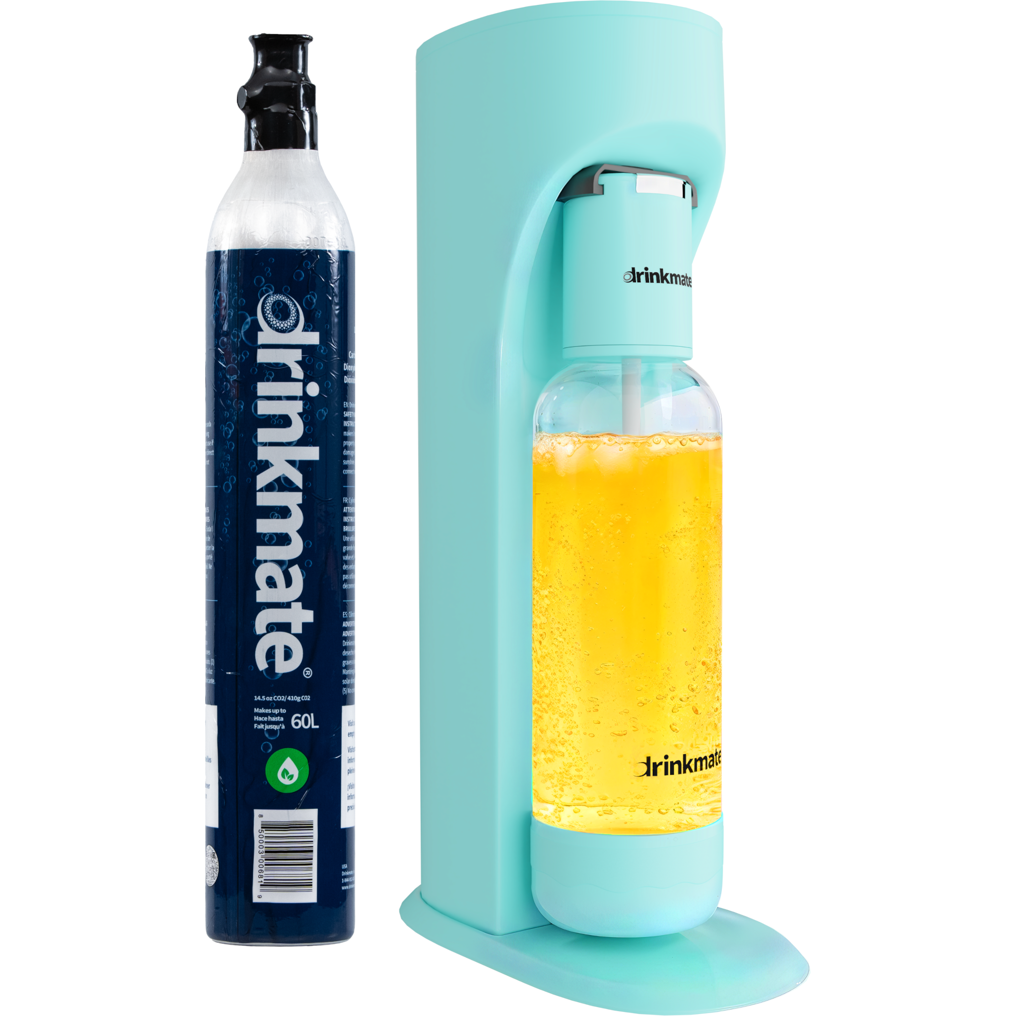 Drinkmate OmniFizz Sparkling Water and Soda Maker - Arctic Blue - Bonton