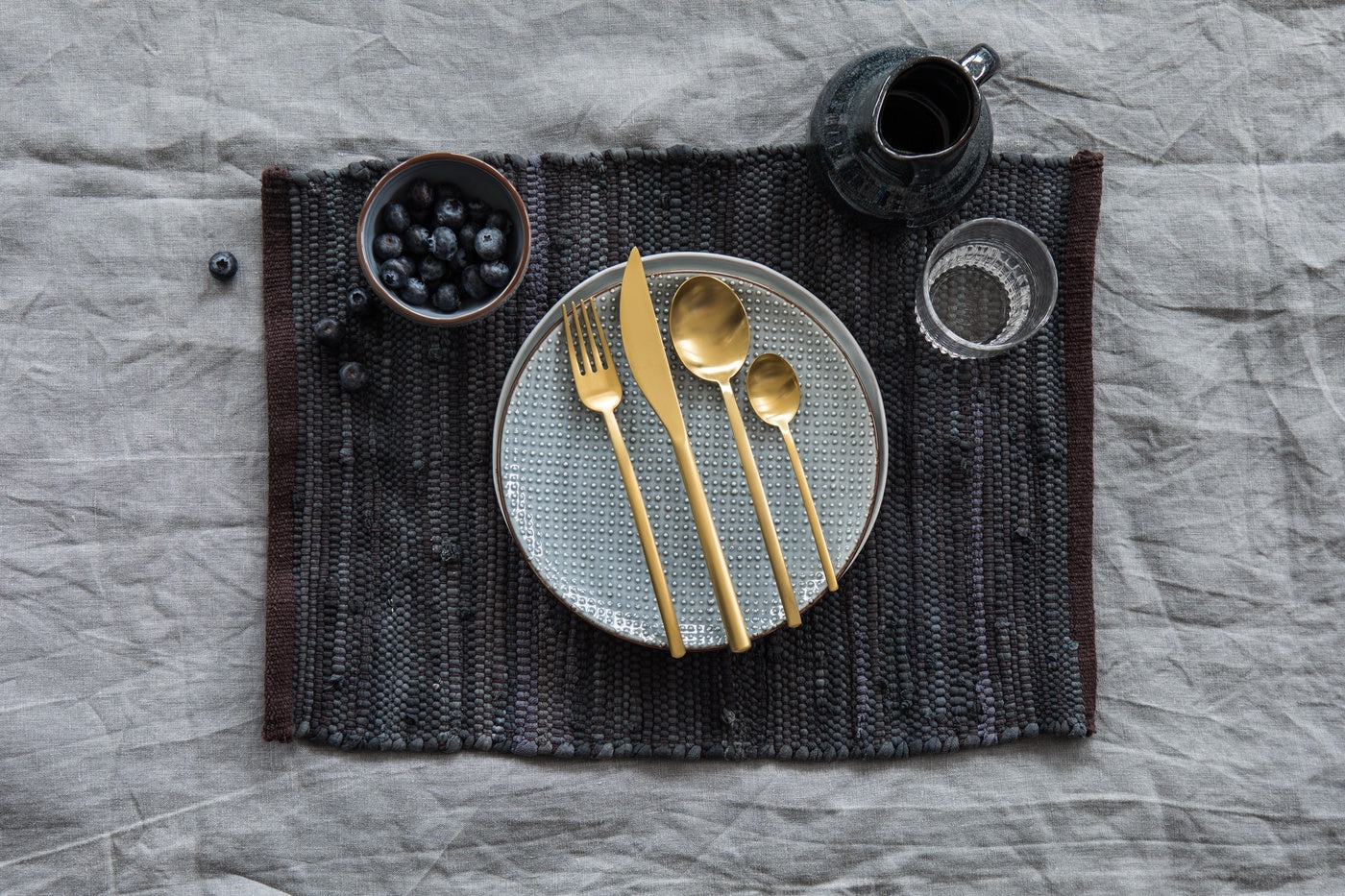  Mepra Due Flatware Set - Ice Gold - Bonton