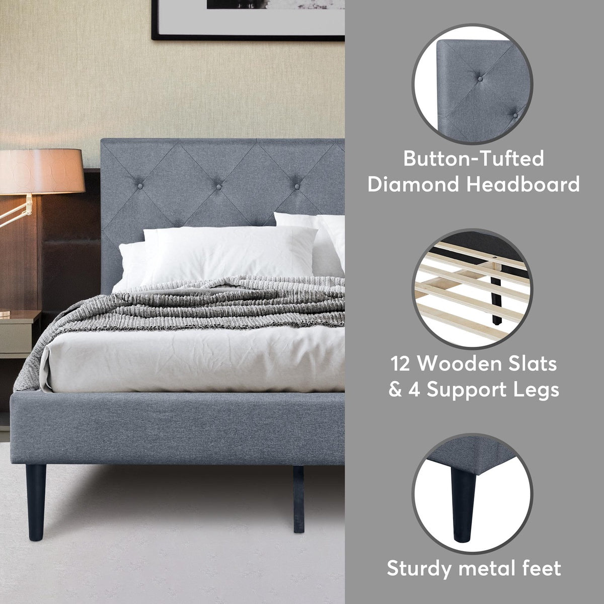  Camden Isle Monticello Bed - Queen - Bonton