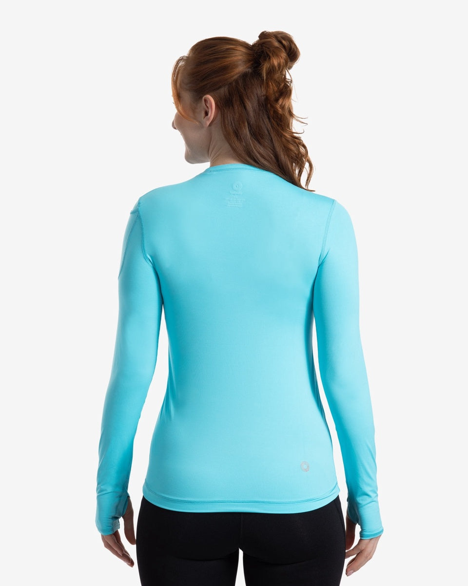  BloqUV WOMEN'S LONG SLEEVE 24/7 (2001) - Light Turquoise - Bonton