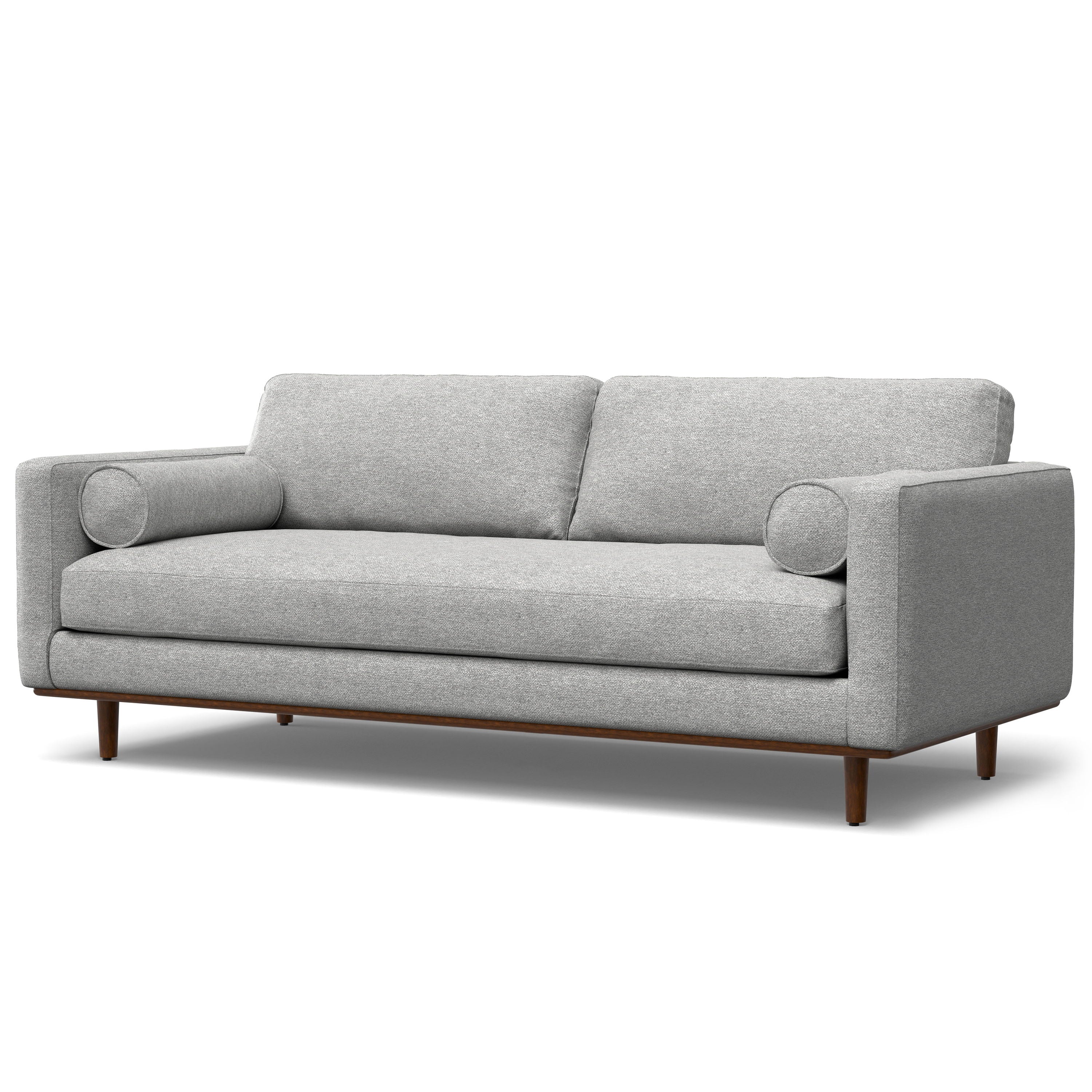  Couch Morrison - Upholstered Sofa - Dark Brown - Bonton