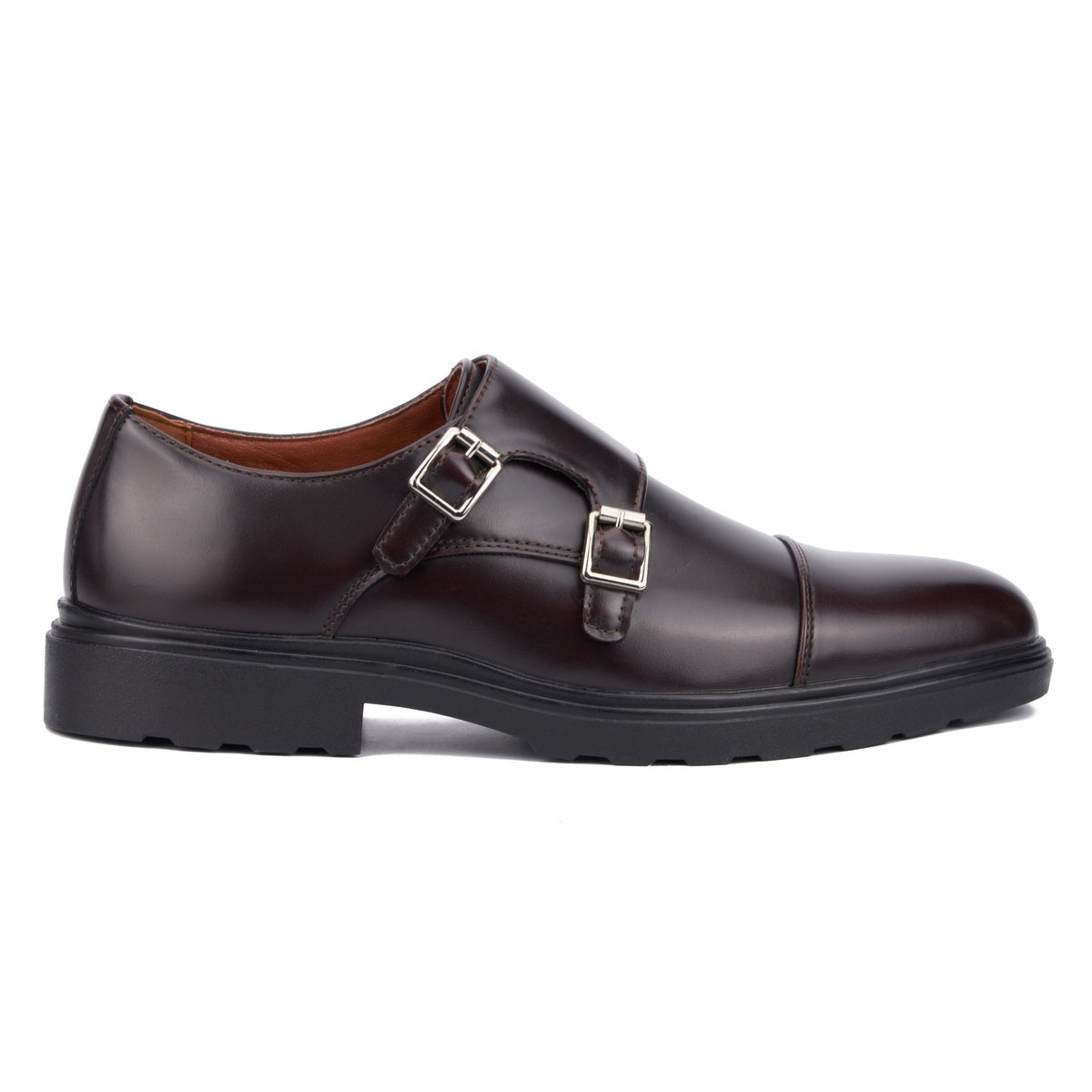  Xray Footwear Men's Gavin Monk Strap Dress Shoe - Black - Bonton