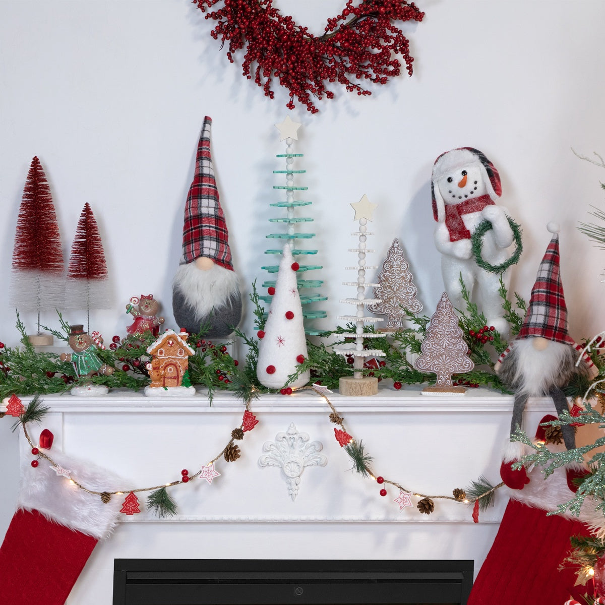  Northlight Gingerbread Houses With Gingerbread Boy and Girl Christmas Decoration - 5