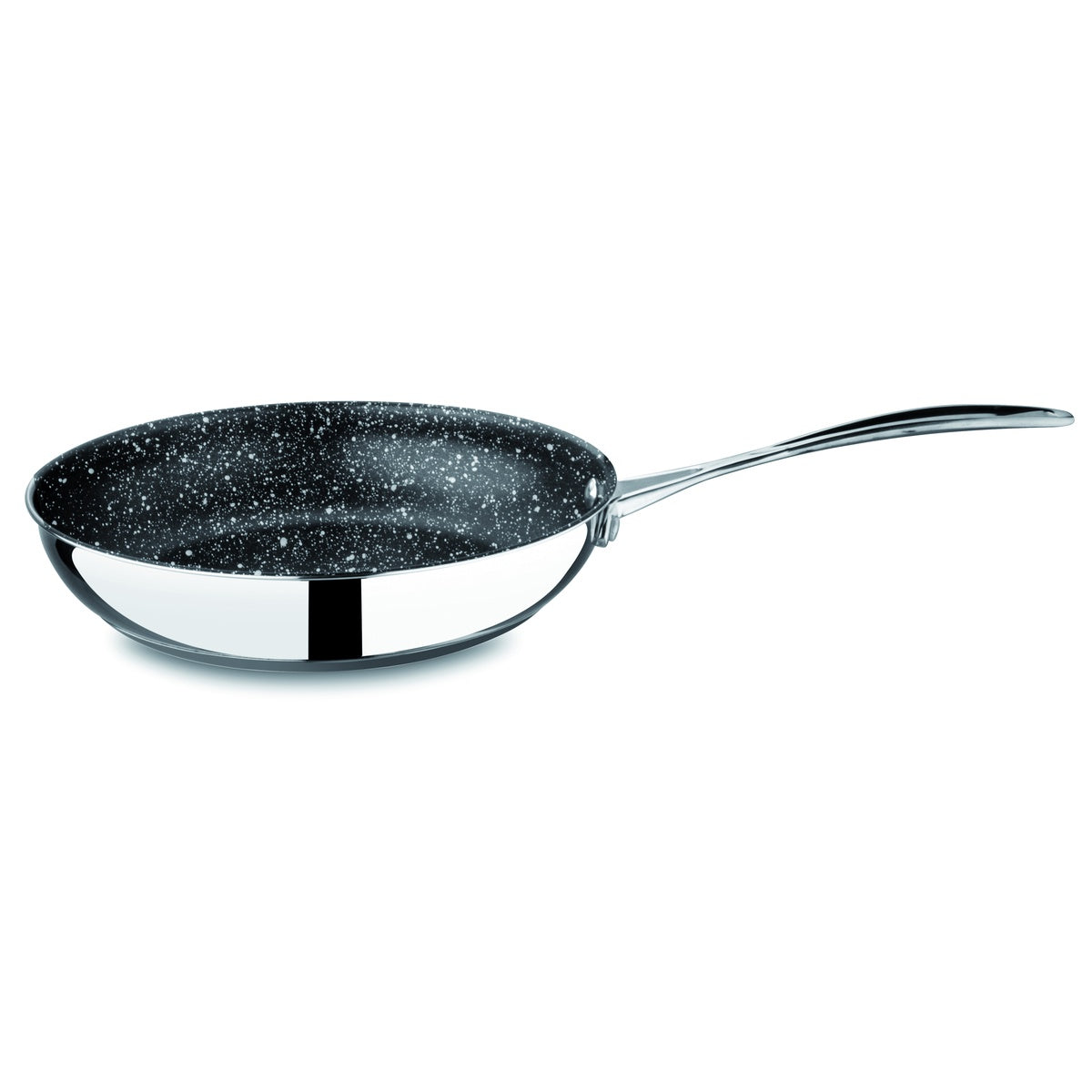  Mepra Glamour Diamond Frying Pan - Silver - Bonton