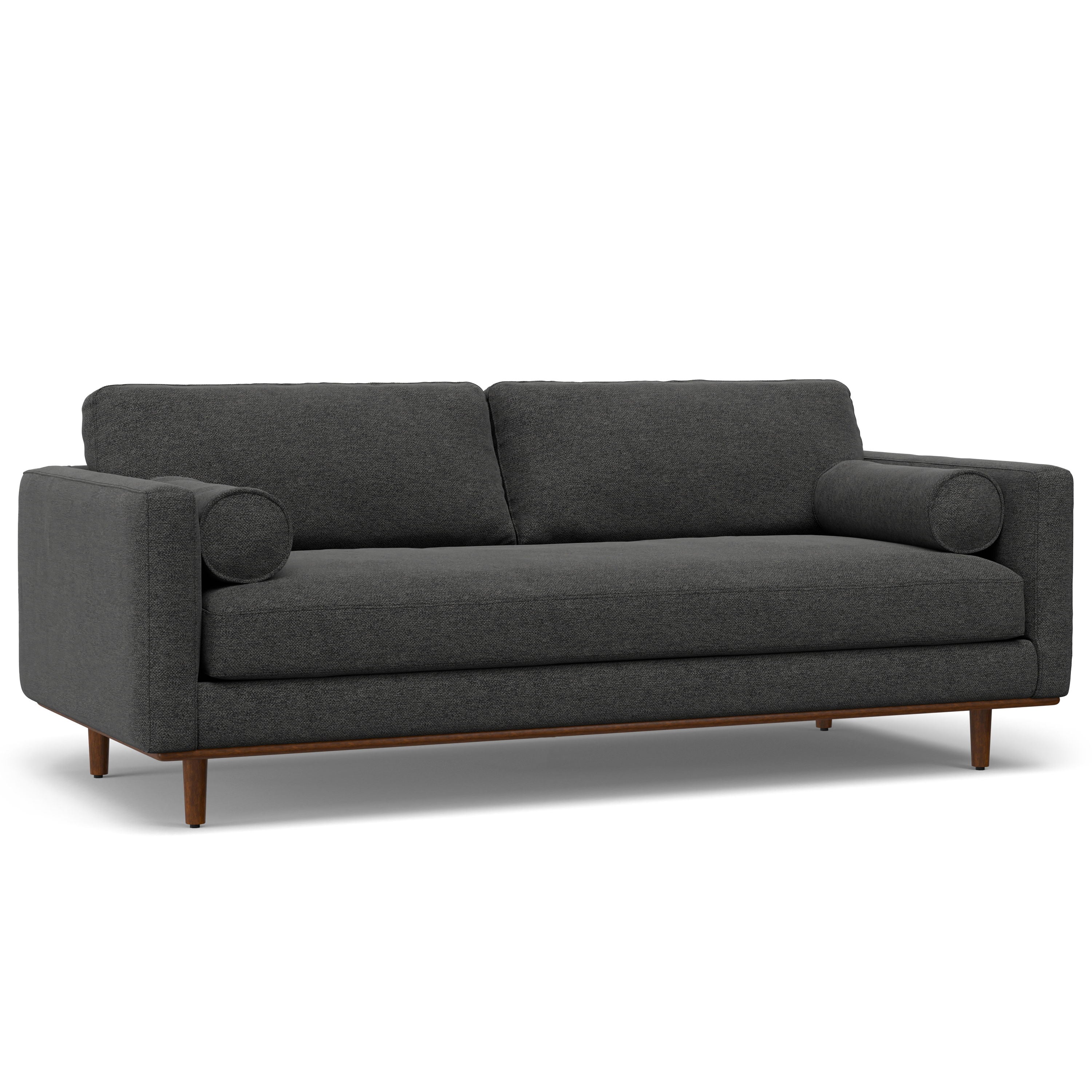  Couch Morrison - Upholstered Sofa - Dark Brown - Bonton